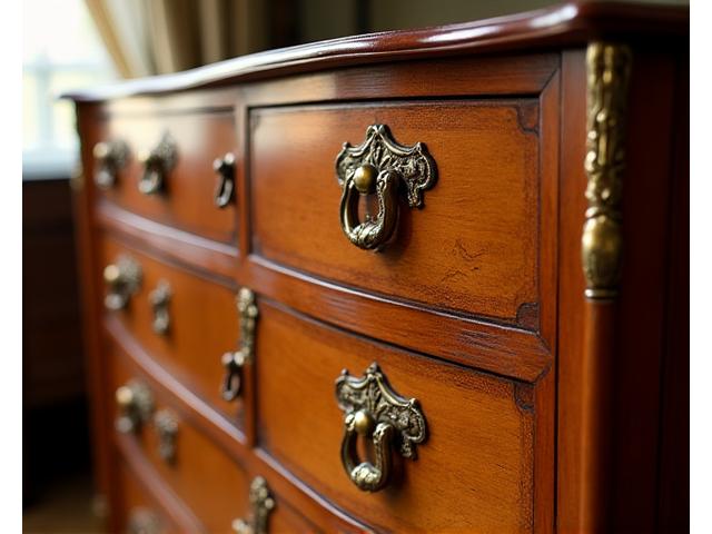 Restaurierte Biedermeier-Kommode