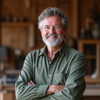 Porträt von Michael Eiland, Gründer und Meister von Eiland Holz